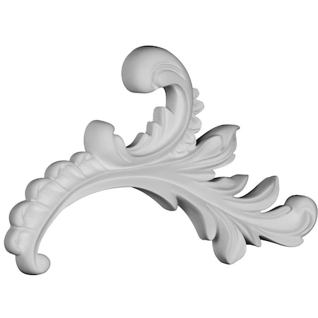 Ekena Millwork 5 7/8"W x 9 3/4"H x 1"P Galway Onlay, Right ONL05X09X01GA-R